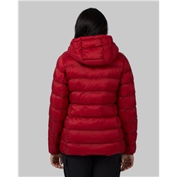 WOMEN'S LIGHTWEIGHT POLY-FILL PACKABLE HOODED JACKET