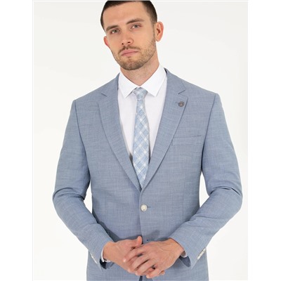 Açık Mavi Ekstra Slim Fit Takım Elbise