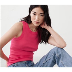 Ribbed Racer Tank