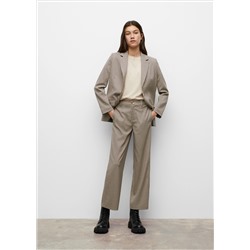 Pantalón recto cuadros