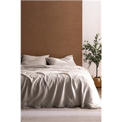 Songe King Size %100 Pamuk Chambre Nevresim Takımı - Taş