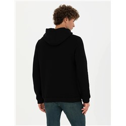 Siyah Regular Fit Sweatshirt
