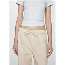 Pantalón algodón cintura elástica