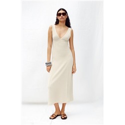 RUSTIC MIDI DRESS