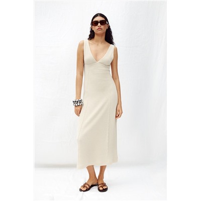 RUSTIC MIDI DRESS