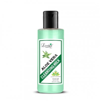 LUSTER Aloe Vera Cleansing Milk Очищающее молочко для лица с экстрактом Алоэ Вера 210мл