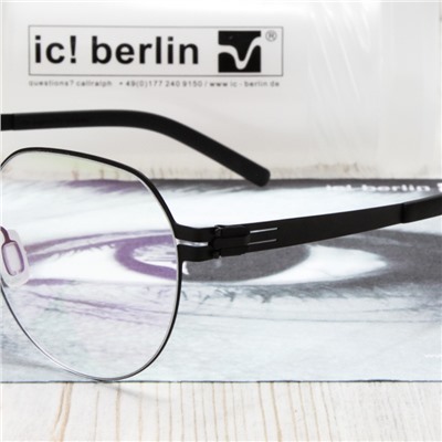 IB00036 - Оправа ic!Berlin M714 black + футляр