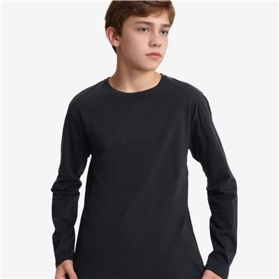 Хлопковый лонгслив для школы