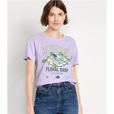 EveryWear Crew-Neck Graphic T-Shirt