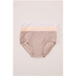 Pack 3 bragas culotte microfibra