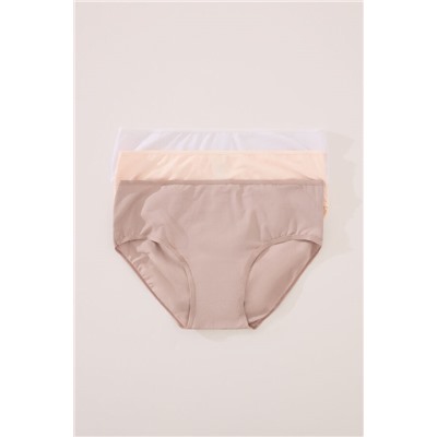 Pack 3 bragas culotte microfibra
