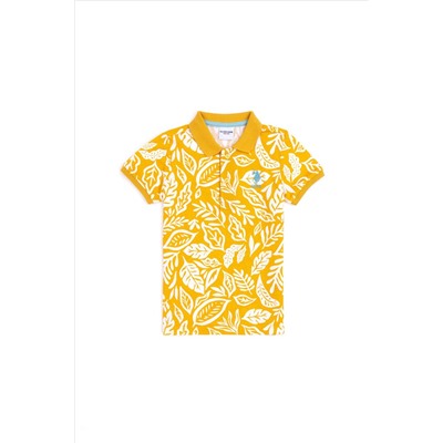 Erkek Çocuk Safran Polo Yaka Tişört