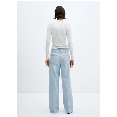 Jeans rectos tiro medio
