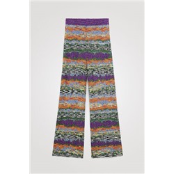 Pantalón acampanado space dye