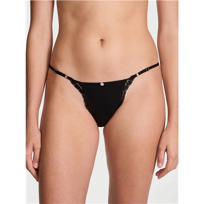 Smooth & Lace Mini String Bikini Panty