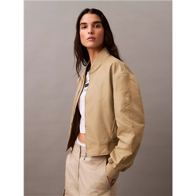 Nylon Bomber Jacket