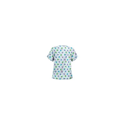 UA Jumpin Jack Navy Print Scrub Top