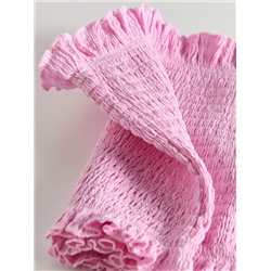 Top aus Strukturjersey