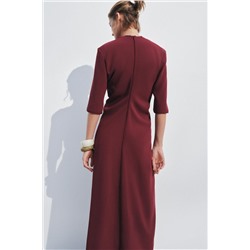 ZW COLLECTION RUCHED MIDI DRESS