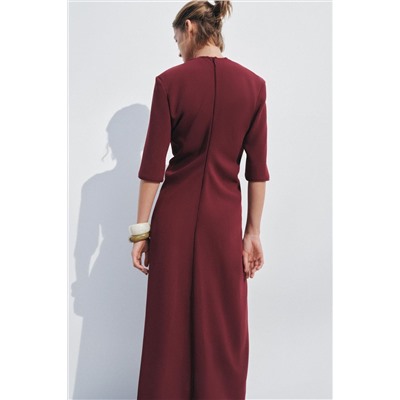 ZW COLLECTION RUCHED MIDI DRESS