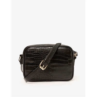CROCODILE EMBOSSED CROSSBODY BAG