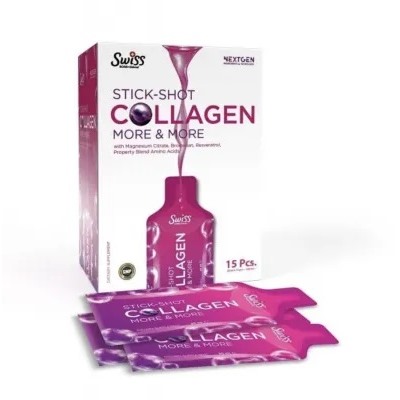 Collagen Swiss Bork Stick Shot типа 1-2-3 с бромелайном и витаминами 20 ML X 15 pcs
