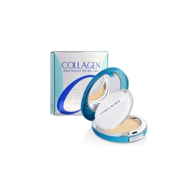 Collagen Two Way Cake SPF25 PA++ (Including Refill) #21, Увлажняющая компактная пудра с коллагеном