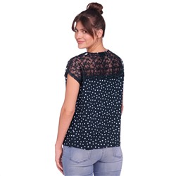 Damen T-Shirt mit Spitze