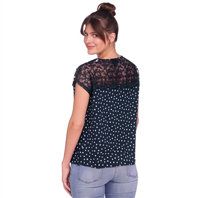 Damen T-Shirt mit Spitze