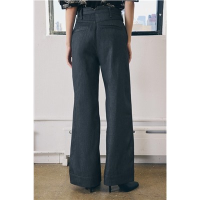 ZW COLLECTION WIDE-LEG MID-RISE JEANS