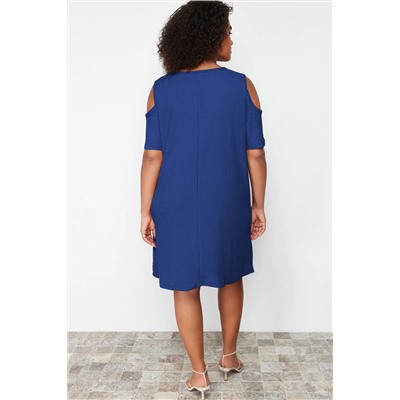 Saks A-line Cut-Out Detaylı Örme Elbise TBBSS22EL2986