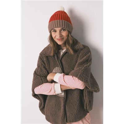 Gorro tipo beanie rojo