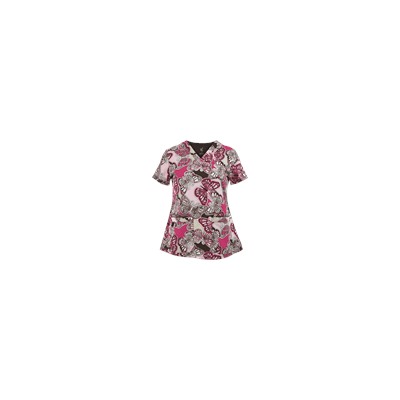 Med Couture MC² Scrubs All A Flutter Print Top