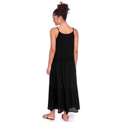 Damen Maxikleid in Crepp-Optik