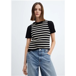 Jeans wideleg loose tiro medio
