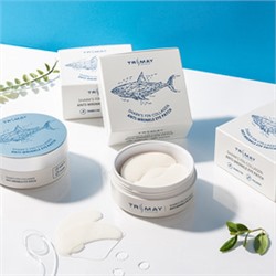 Shark's Fin Collagen Anti-Wrinkle Eye Patch, Антивозрастные патчи для век с экстрактом акульего плавника и коллагеном