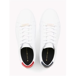 TOMMY HILFIGER LEATHER SNEAKER