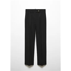 Pantalón recto botón lateral REF. 57026727-LEO-LM
