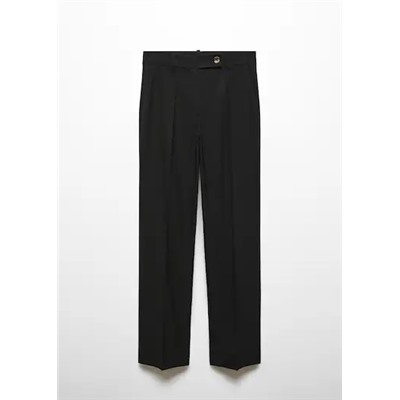 Pantalón recto botón lateral REF. 57026727-LEO-LM