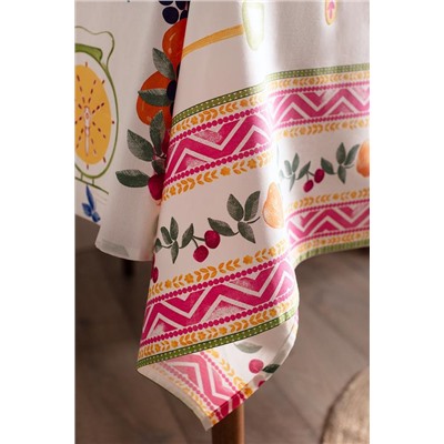 Cute Polycotton Masa Örtüsü - Renkli - 160x200 cm