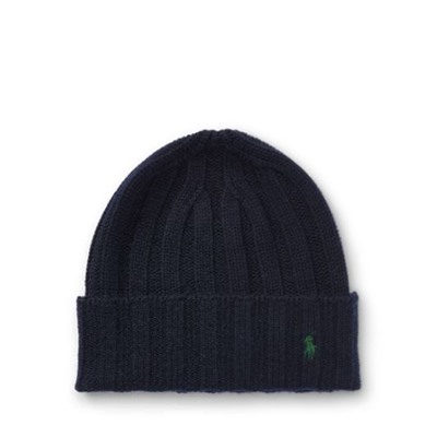 POLO RALPH LAUREN Wide-Rib Cashmere-Wool Cap