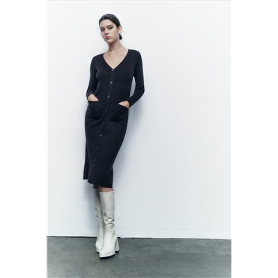 VESTIDO MIDI PUNTO