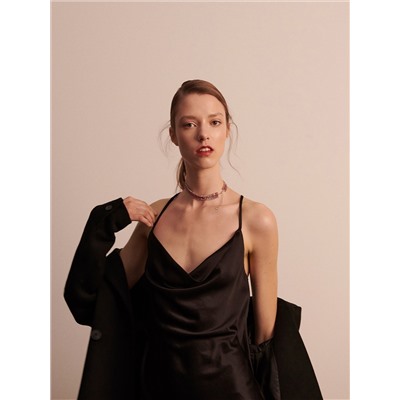 Kleid in Lingerie-Optik