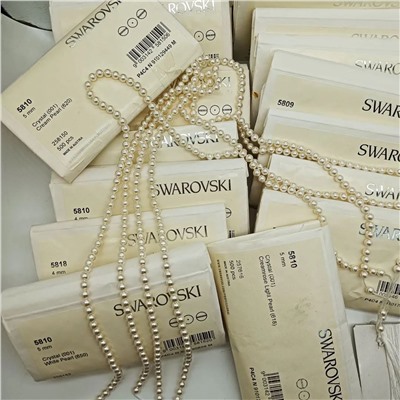 Сногсшибательное колье из жемчуга   Swarovsk*i
