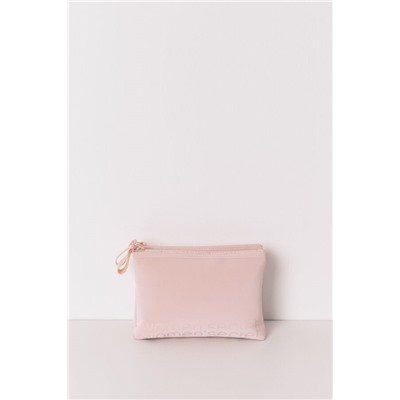 Neceser mediano rubber rosa