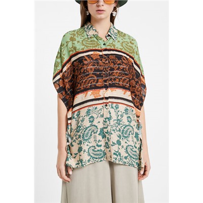 Camisa boho floral