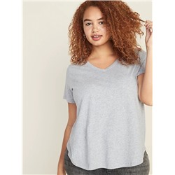 EveryWear Plus-Size V-Neck Tee
