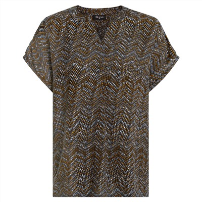 Damen Bluse mit Allover-Print