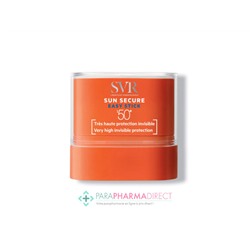 SVR Sun Secure Easy Stick Solaire Zones Sensibles Transparent SPF50 10g