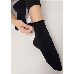 Kurzsocken aus Thermo-Baumwolle